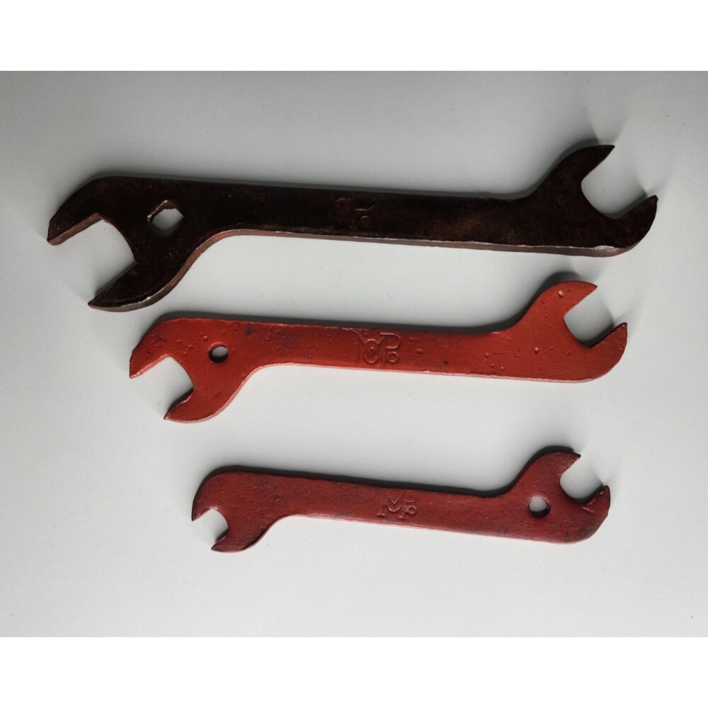Antique Vintage Implement Plow Wrench Minneapolis Moline Plow Co Lot of 3